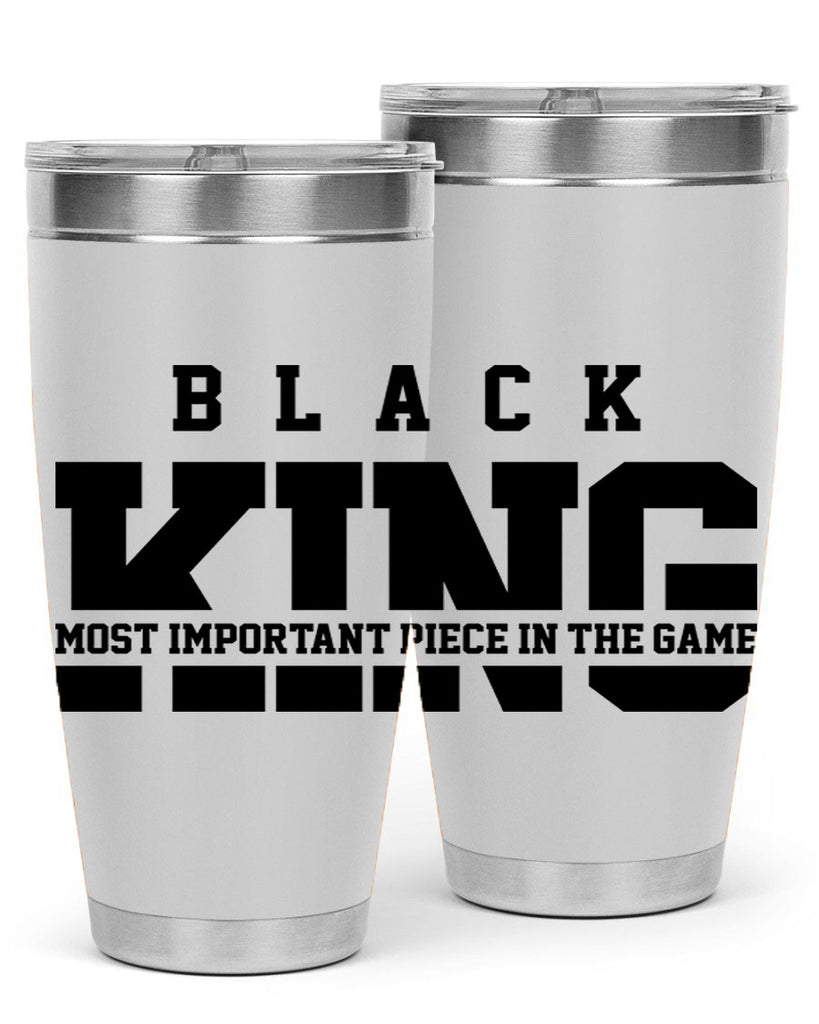 black king 230#- black words phrases- Cotton Tank