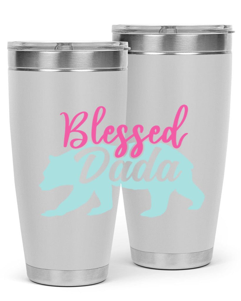 blessed dada 35#- dad- Tumbler