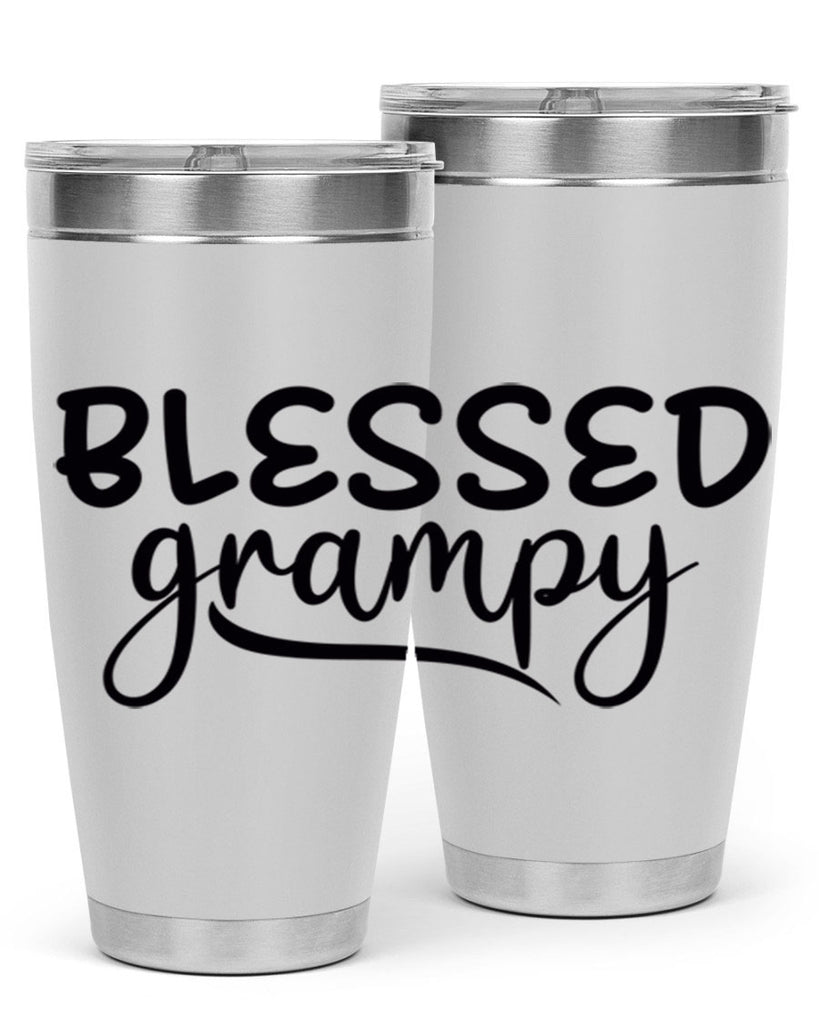 blessed grampy 77#- grandpa - papa- Tumbler