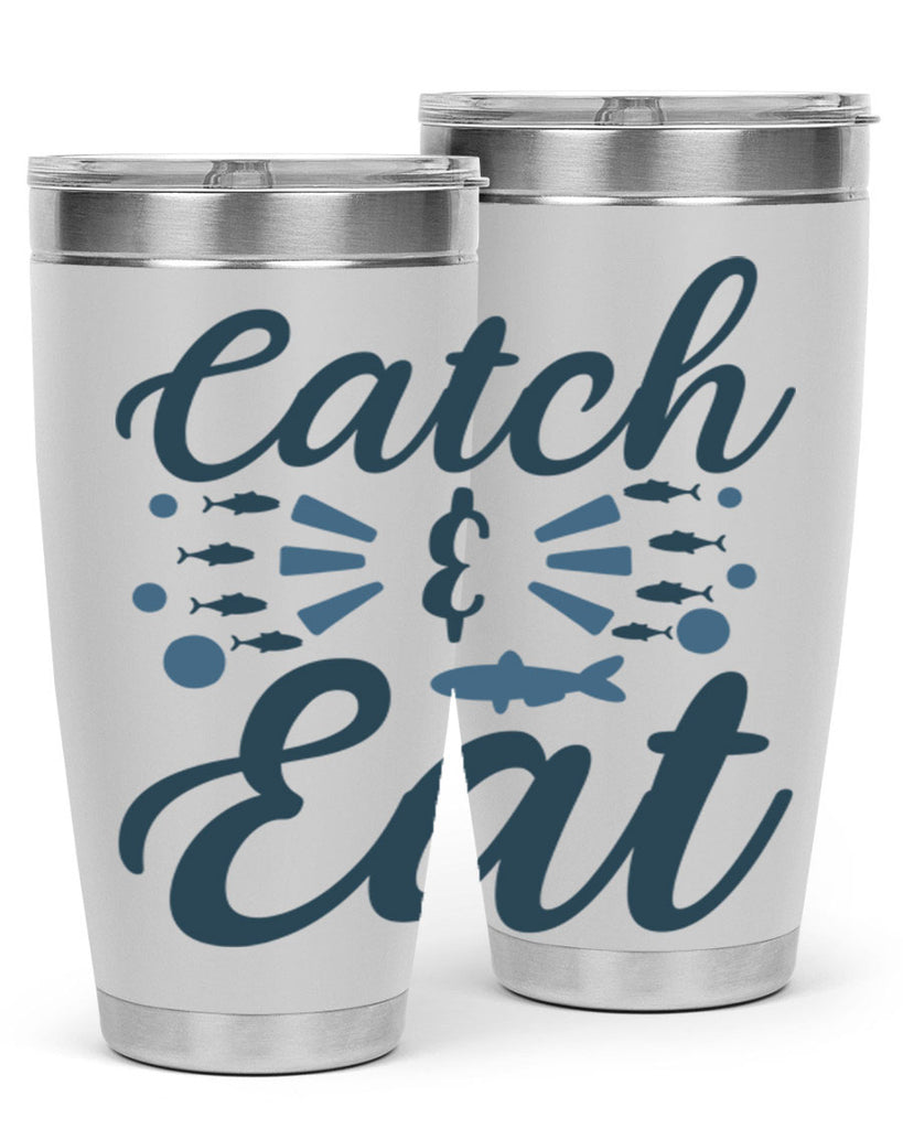 catch eat 173#- fishing- Tumbler