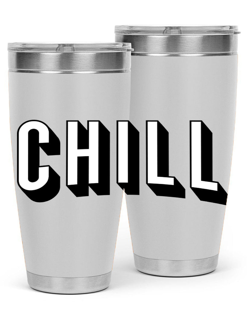 chill netflix 186#- black words phrases- Cotton Tank