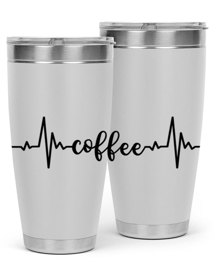 coffee heartbeat 246#- coffee- Tumbler