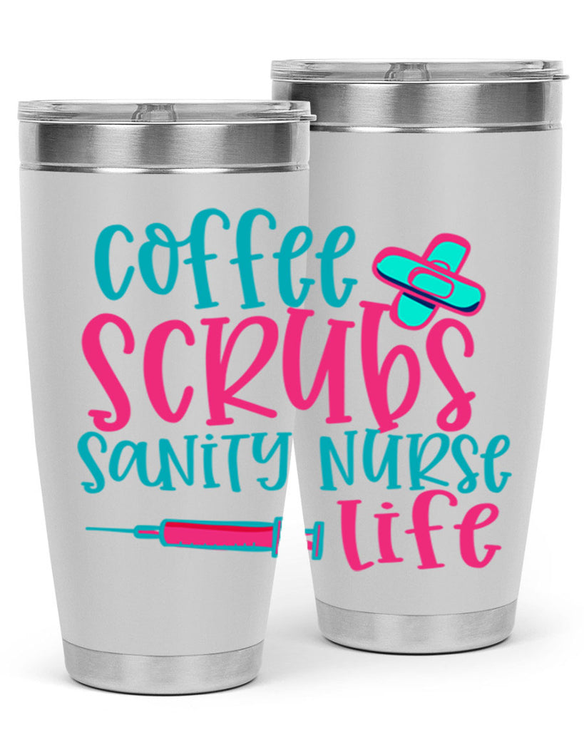 coffee scrubs sanity nurse life Style Style 207#- nurse- tumbler