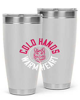 cold hands warm heart Style 42#- cat- Tumbler