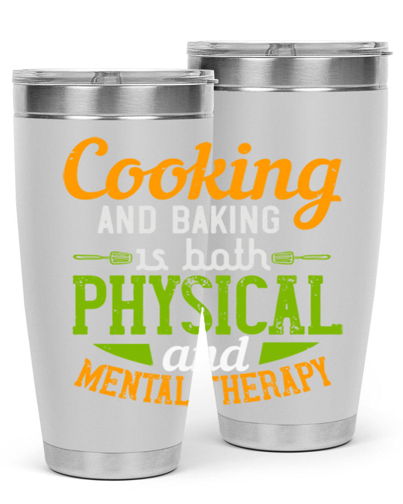 cooking and baking is both physical and mental therapy 1#- cooking- Tumbler