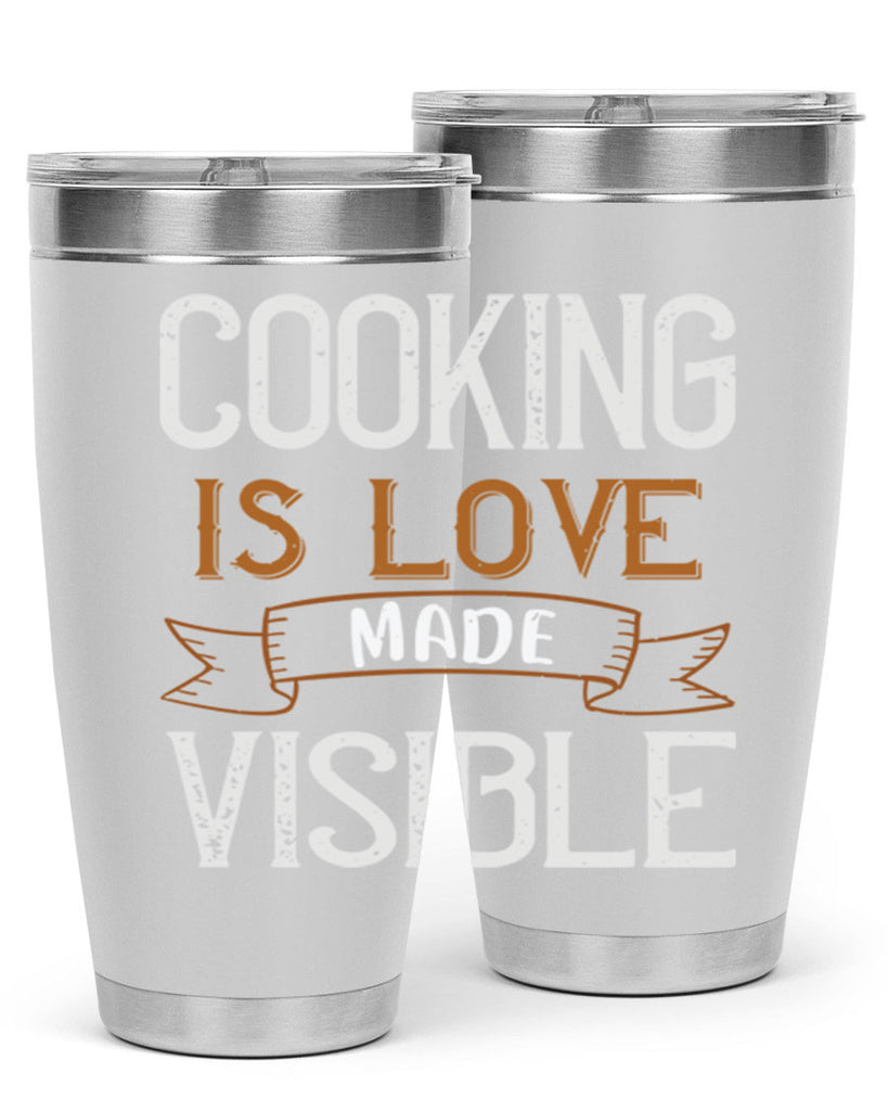 cooking is love made visible 43#- cooking- Tumbler