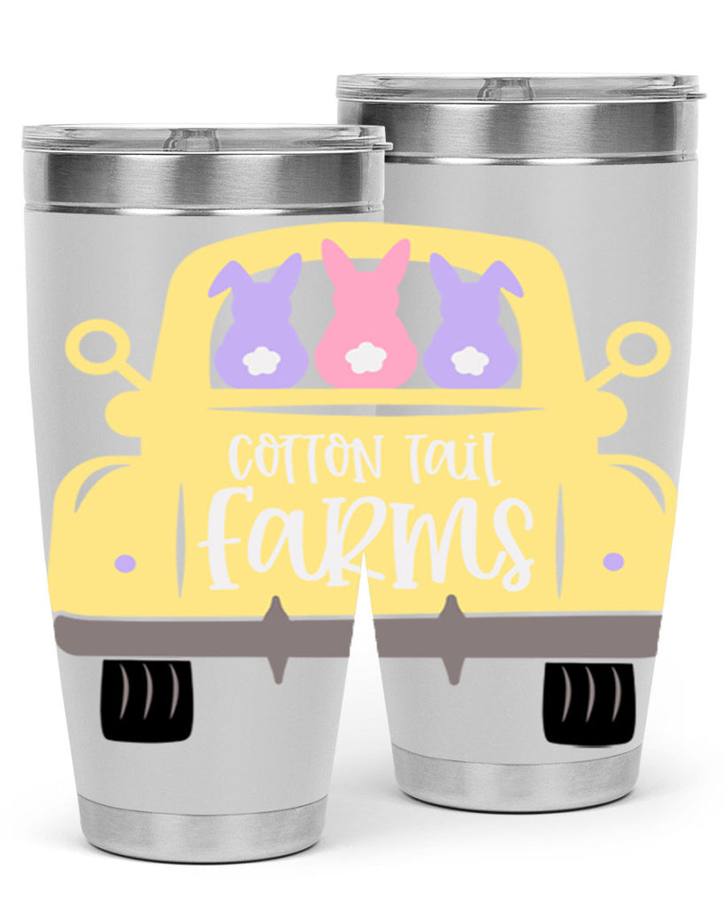 cotton tail farms 62#- easter- Tumbler