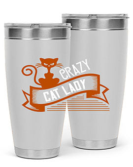 crazy cat lady Style 43#- cat- Tumbler
