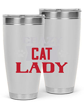 crazy cat lady Style 44#- cat- Tumbler