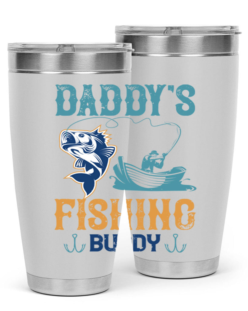 daddy’s fishing buddy 166#- fishing- Tumbler