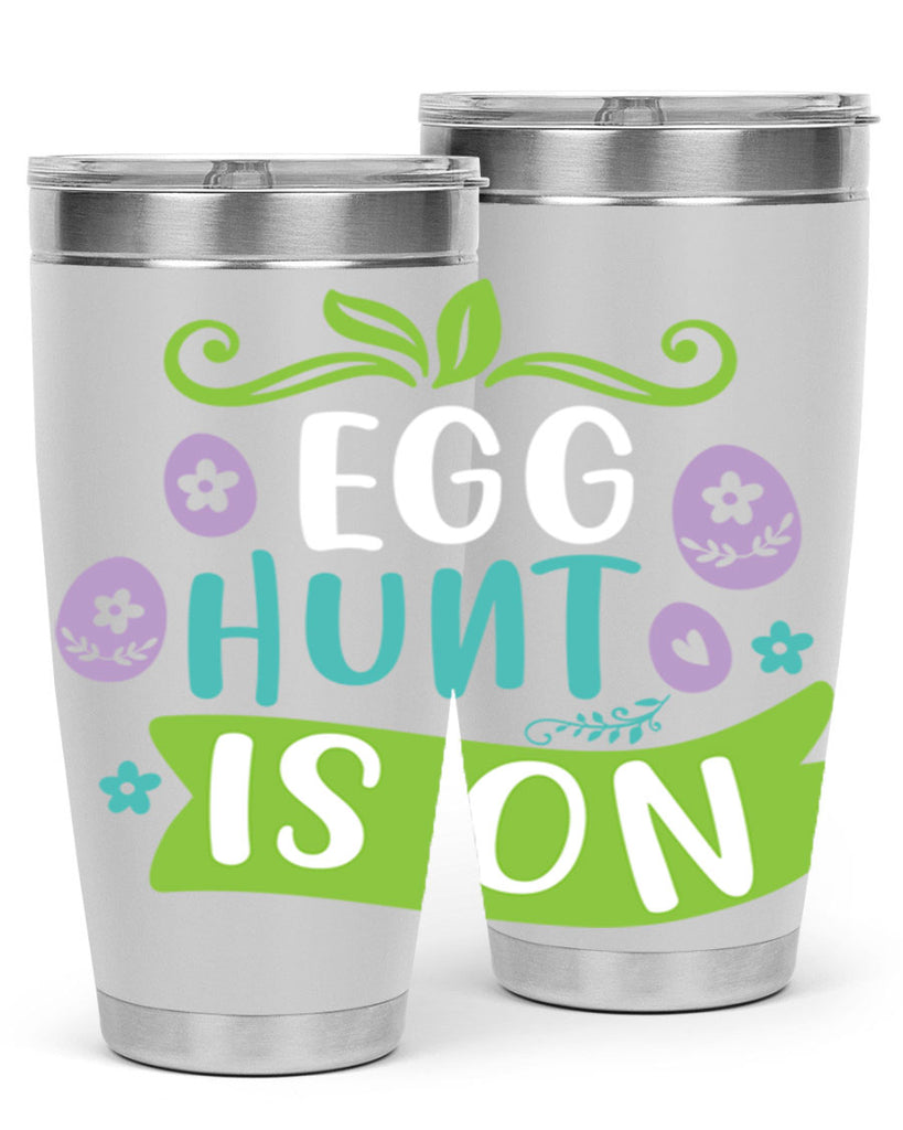 egg hunt is onn 95#- easter- Tumbler