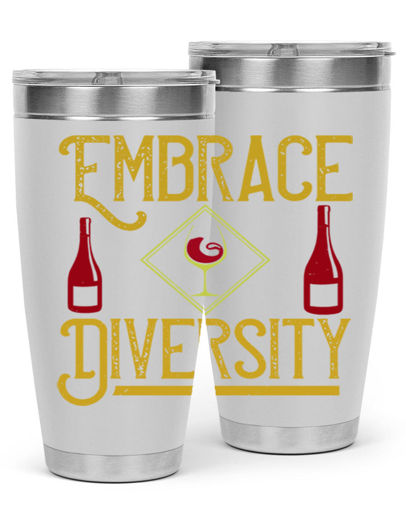 embrace diversity 218#- wine- Tumbler