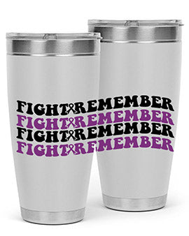 fight remember 142#- alzheimers- Tumbler