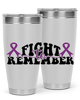 fight to remember 144#- alzheimers- Tumbler