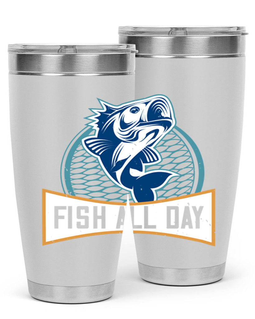 fish all day 277#- fishing- Tumbler