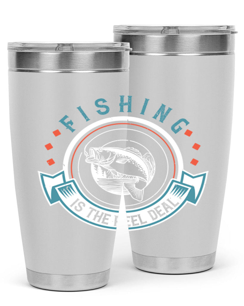 fishing is the reel deal 271#- fishing- Tumbler