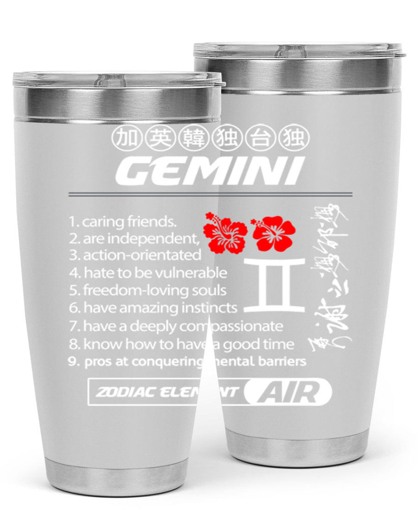 gemini 242#- zodiac- Tumbler