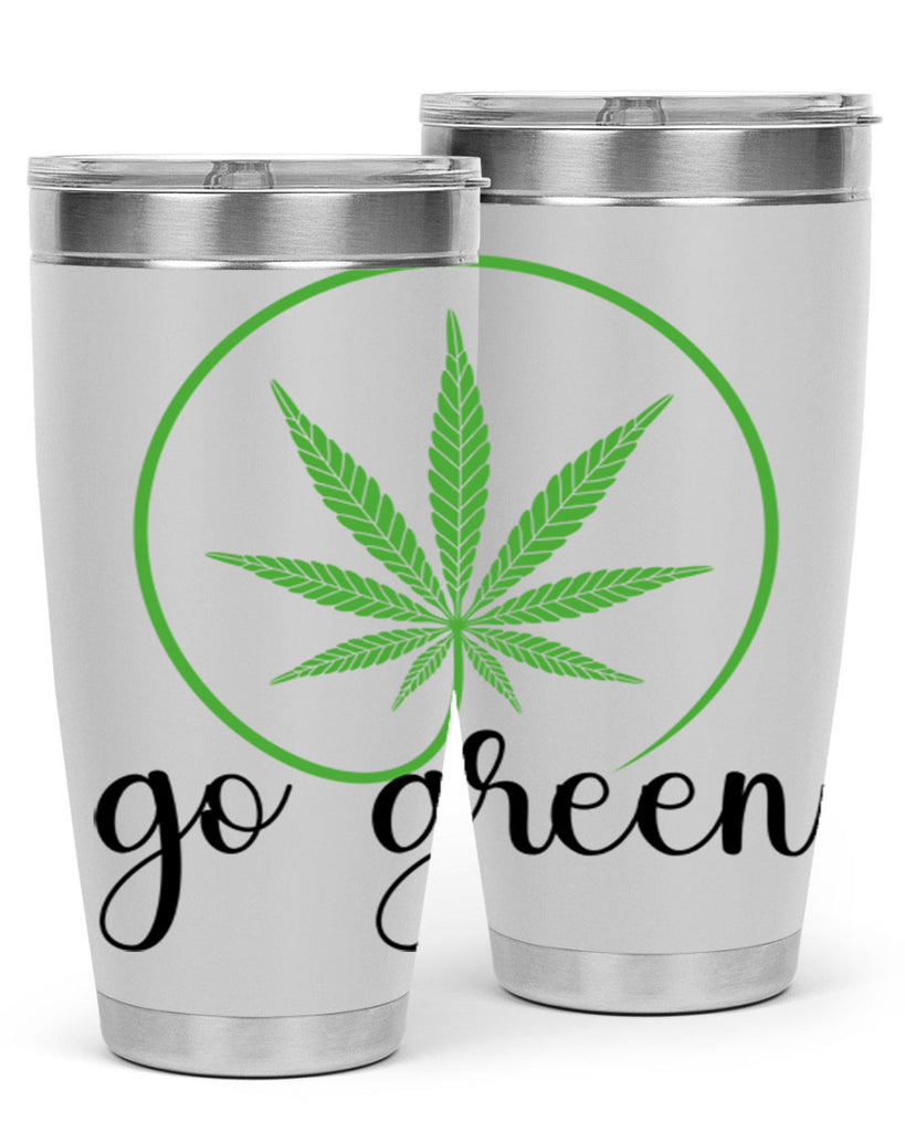 go green cannabis 92#- marijuana- Tumbler