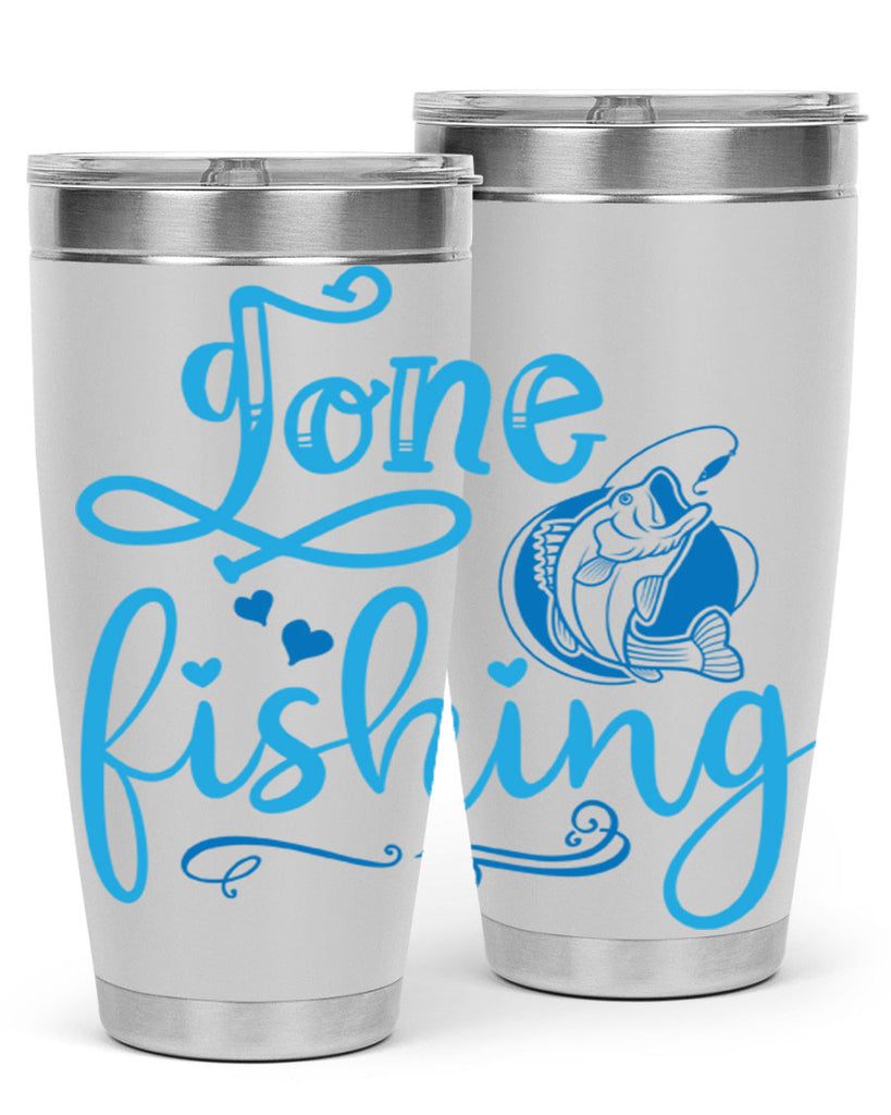 gone fishing 220#- fishing- Tumbler