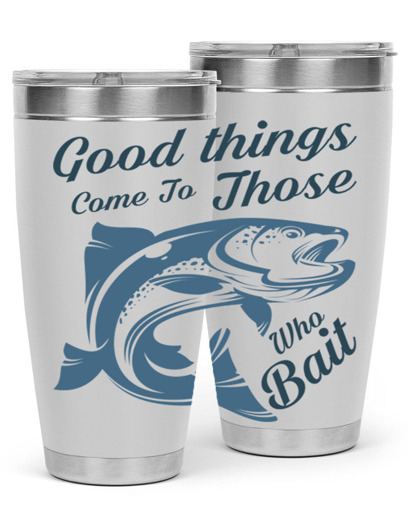 good things 127#- fishing- Tumbler