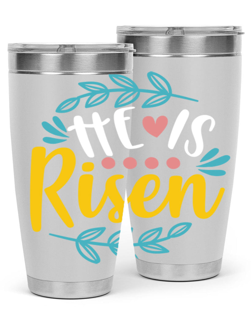 he is risen 78#- easter- Tumbler