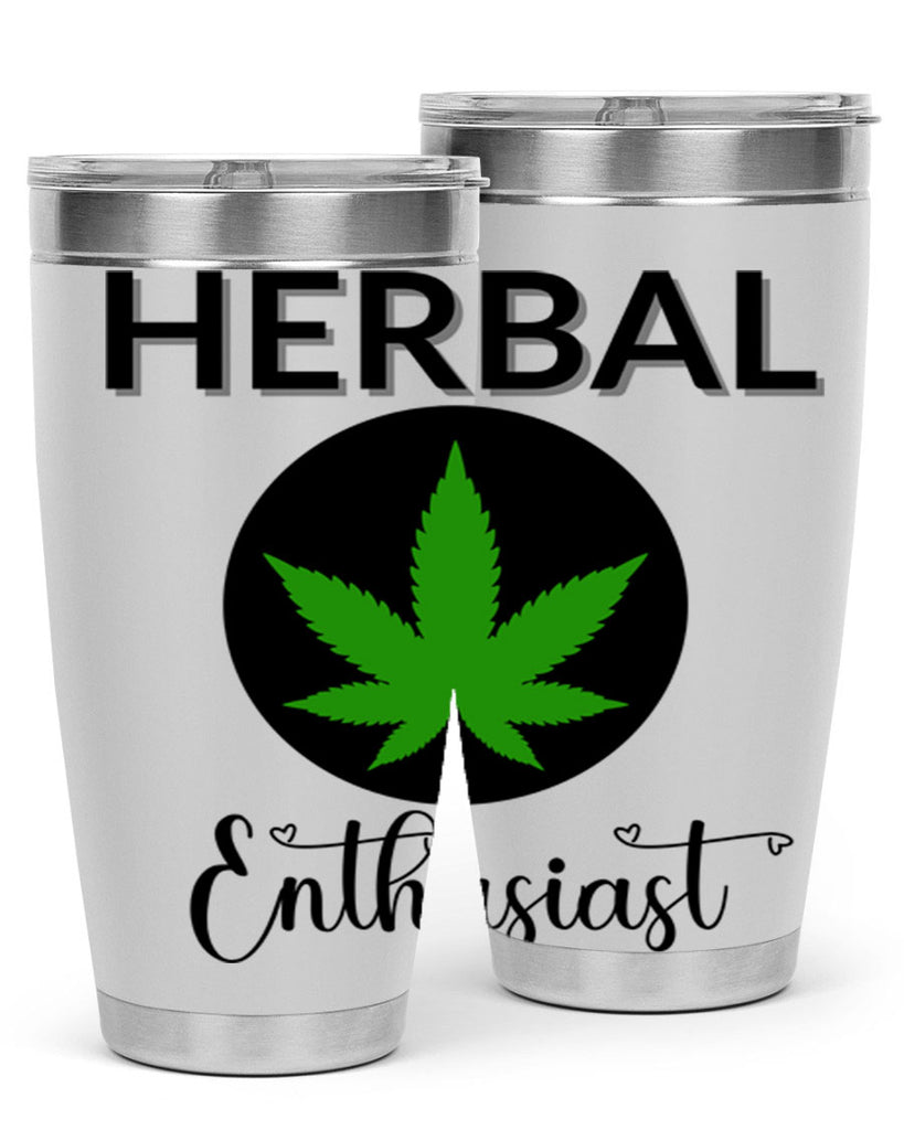 herbal enthusiast 109#- marijuana- Tumbler