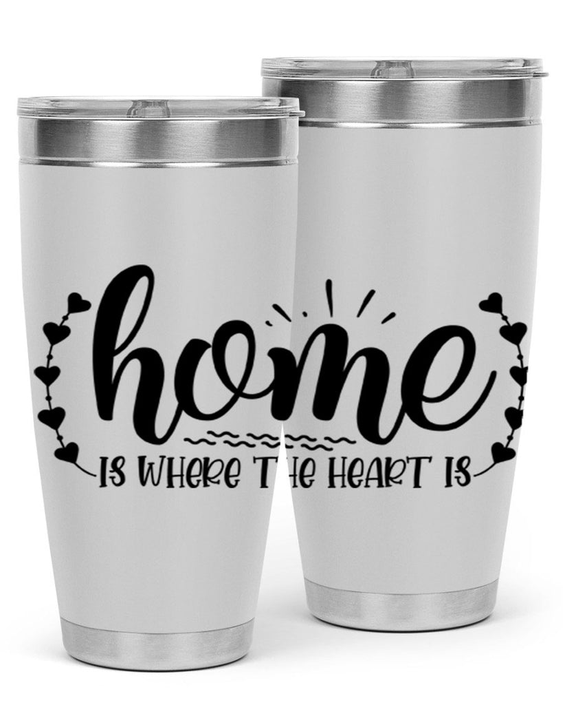 home is where the heart is 38#- home- Tumbler