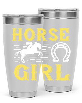 horse girl Style 51#- horse- Tumbler