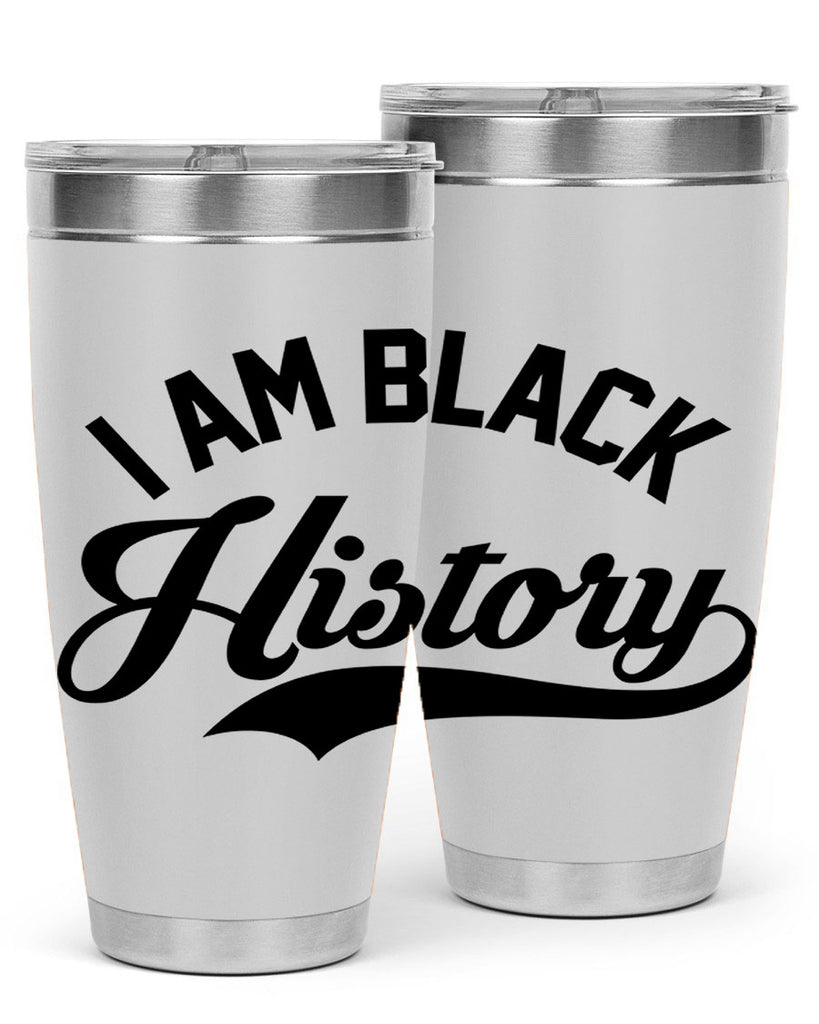 i am black  history 118#- black words phrases- Cotton Tank