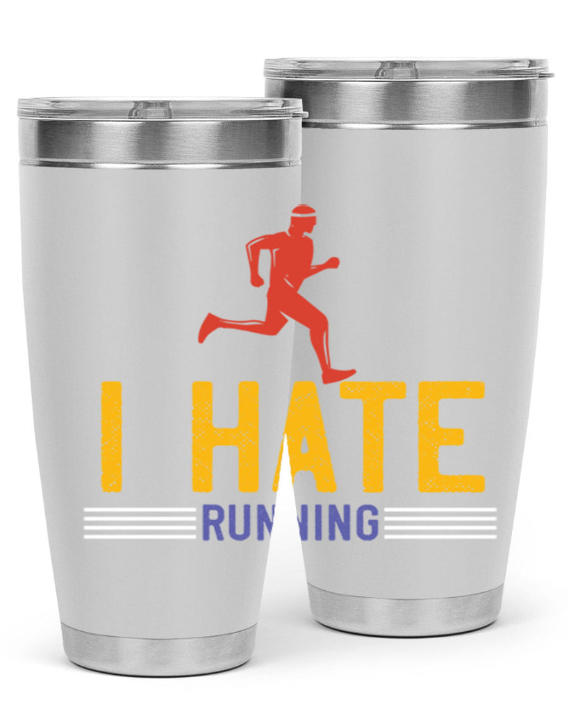 i hate running 40#- running- Tumbler