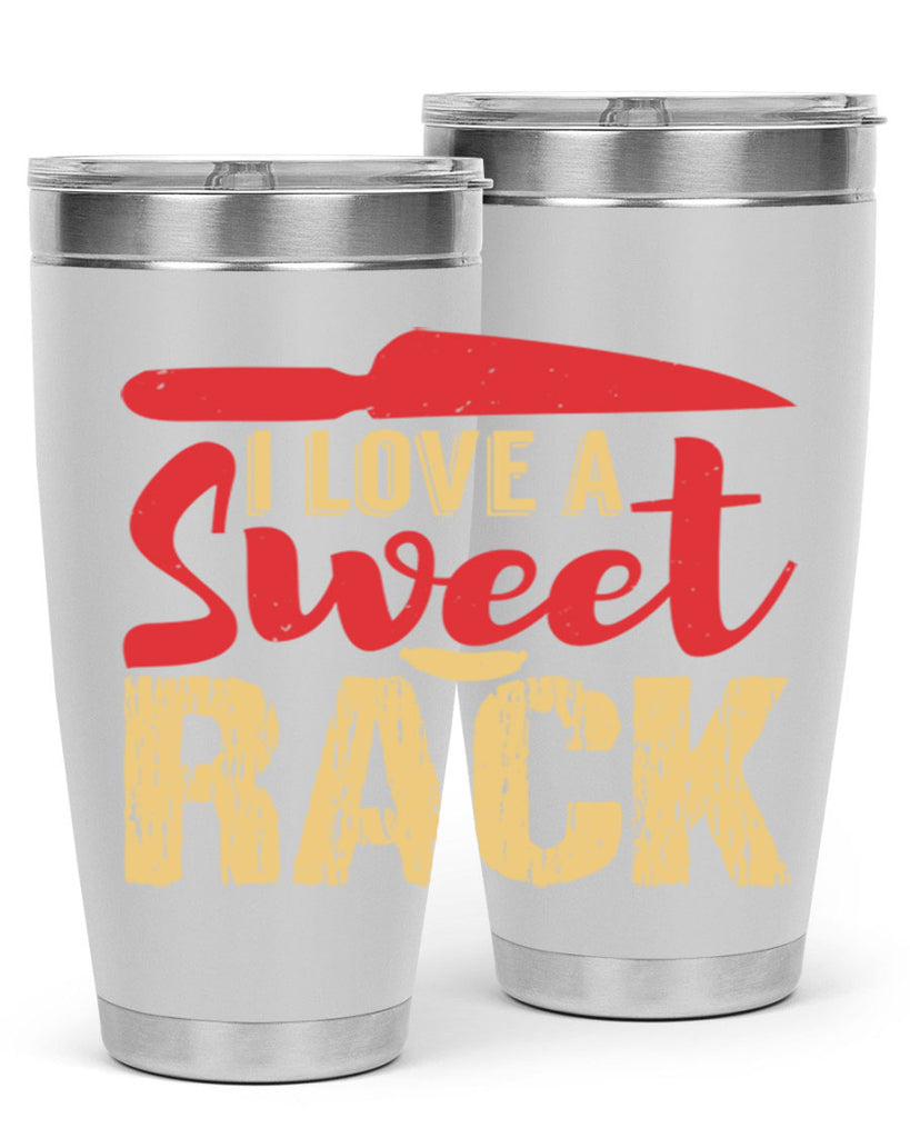 i love a sweet rack 40#- bbq- Tumbler