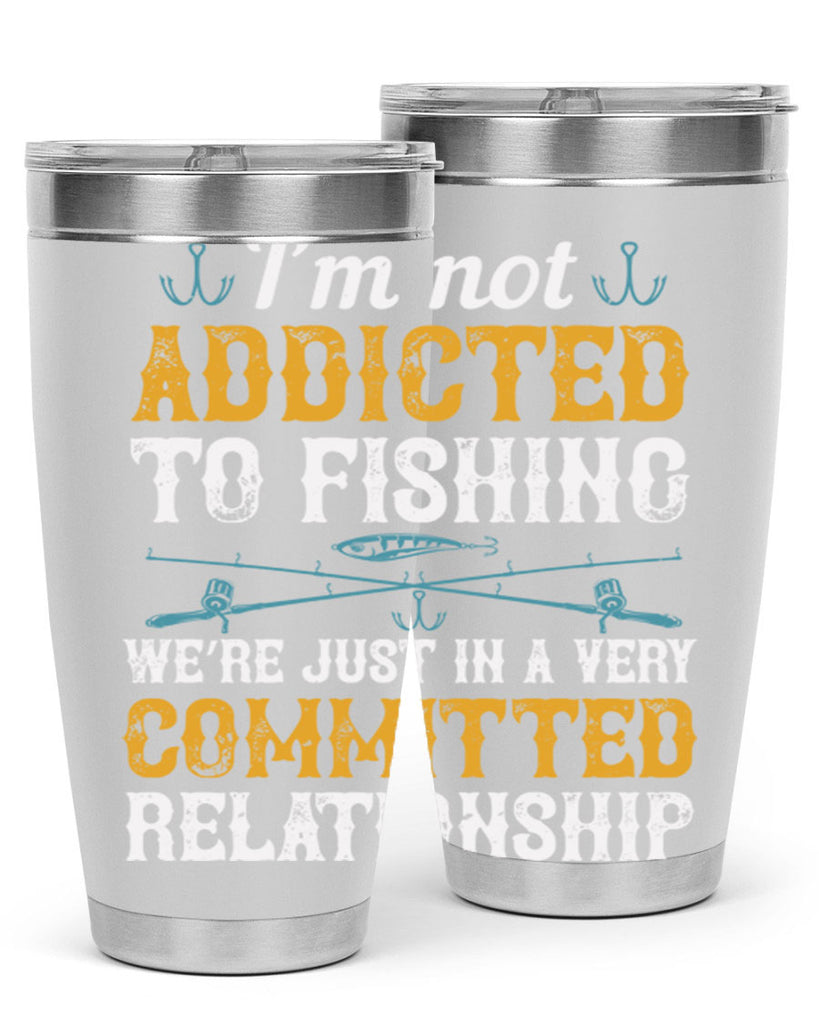 i’m not addicted to fishing 75#- fishing- Tumbler