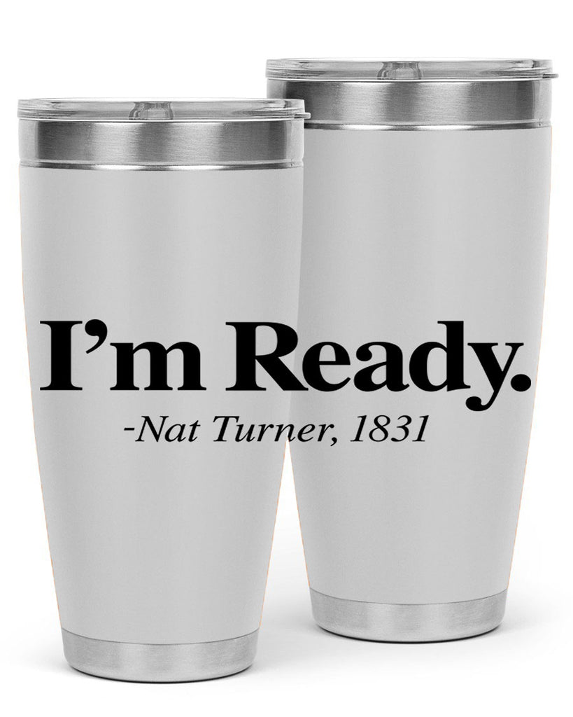 im  ready nat turner 110#- black words phrases- Cotton Tank