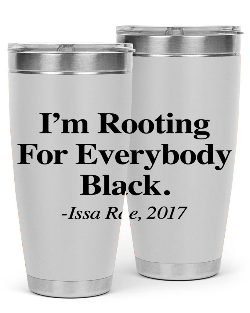 im  rooting for everybody black  109#- black words phrases- Cotton Tank