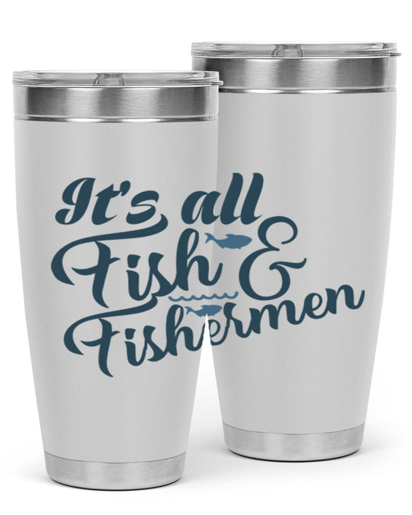 its all fish 80#- fishing- Tumbler