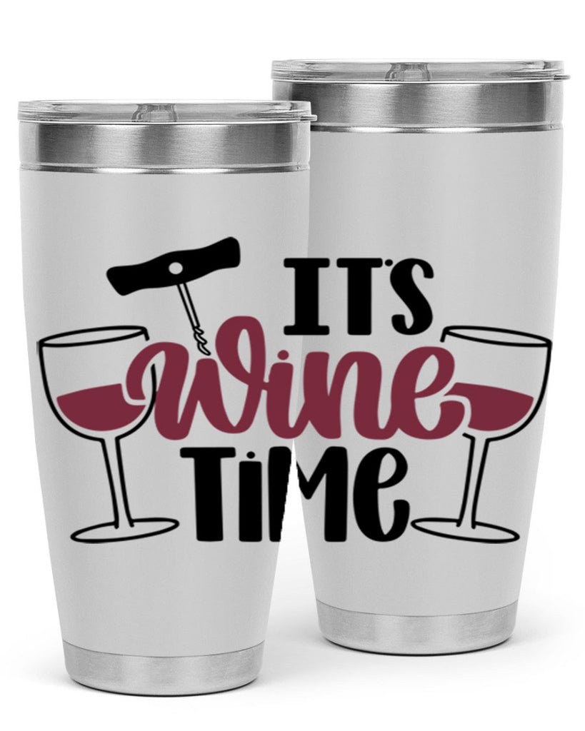 its wine time 46#- wine- Tumbler