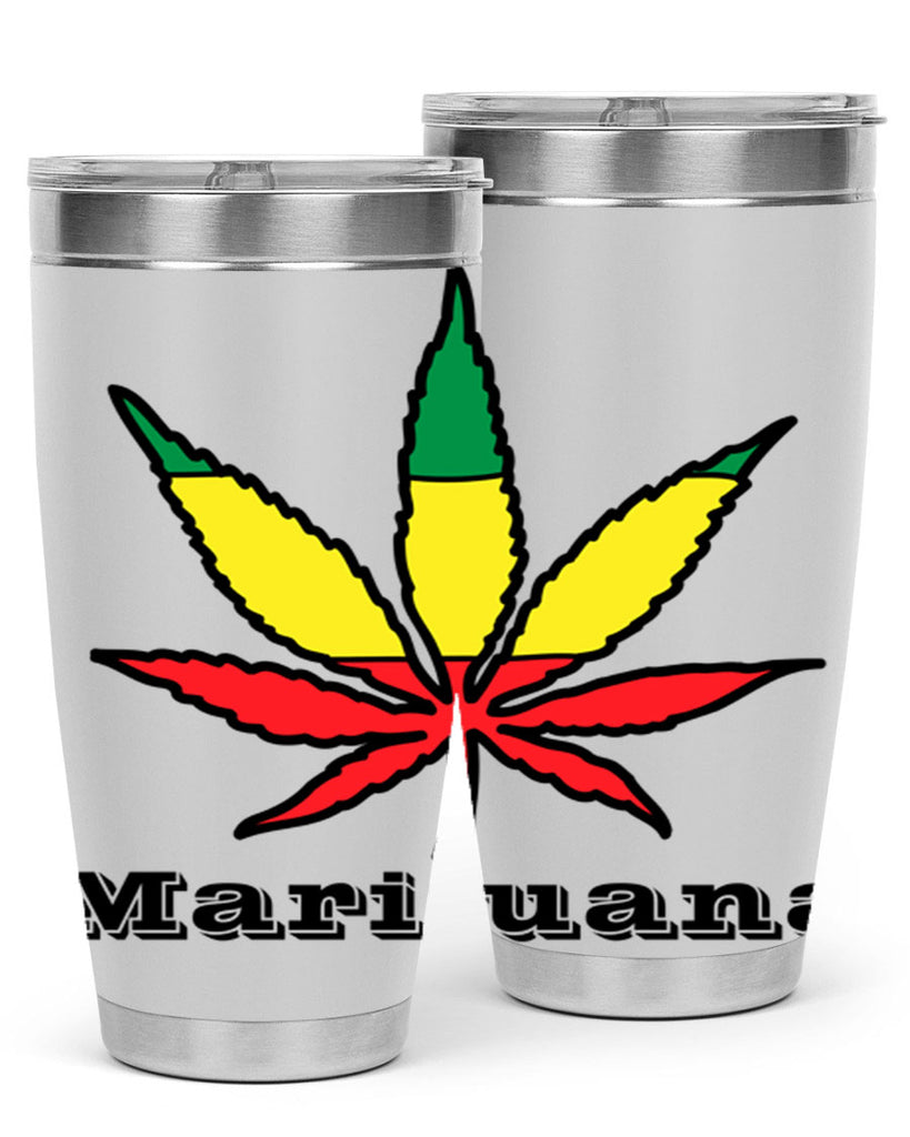 jamican cannabis 164#- marijuana- Tumbler