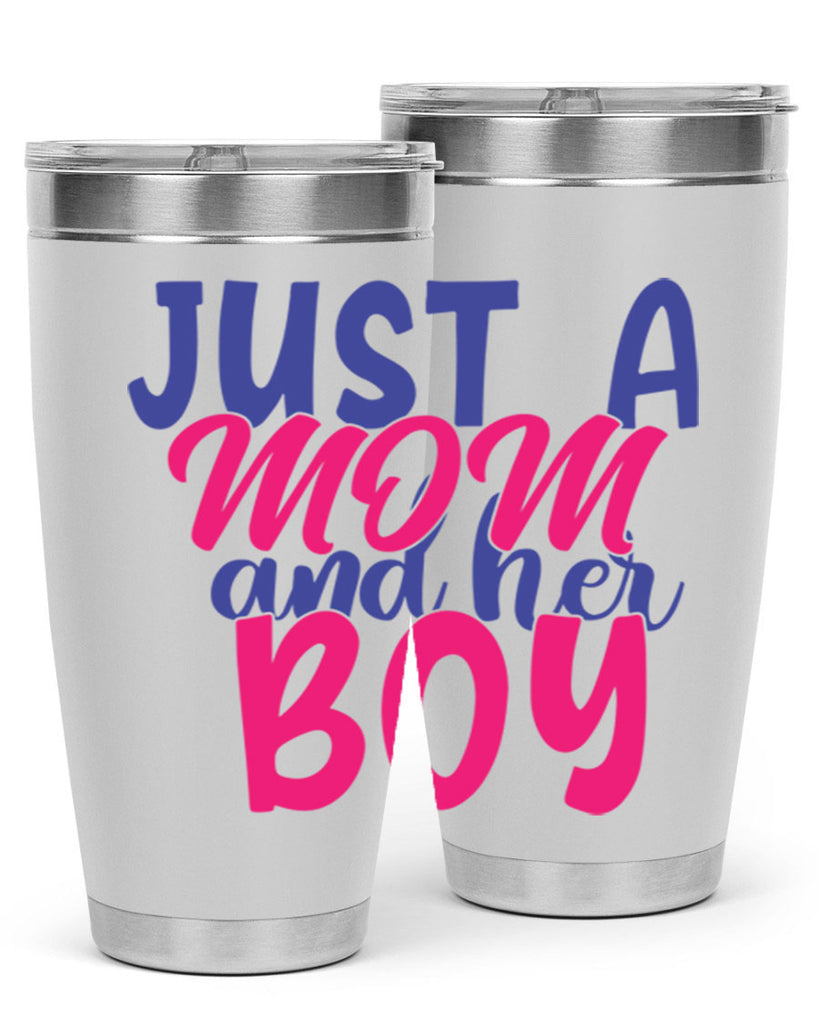 just a mom and her boy 392#- mom- Tumbler