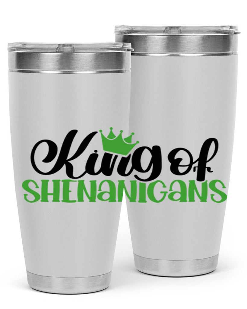 king Of Shenanigans Style 74#- St Patricks Day- Tumbler