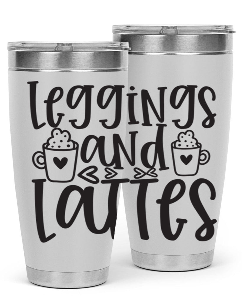 leggings and lattes 389#- mom- Tumbler