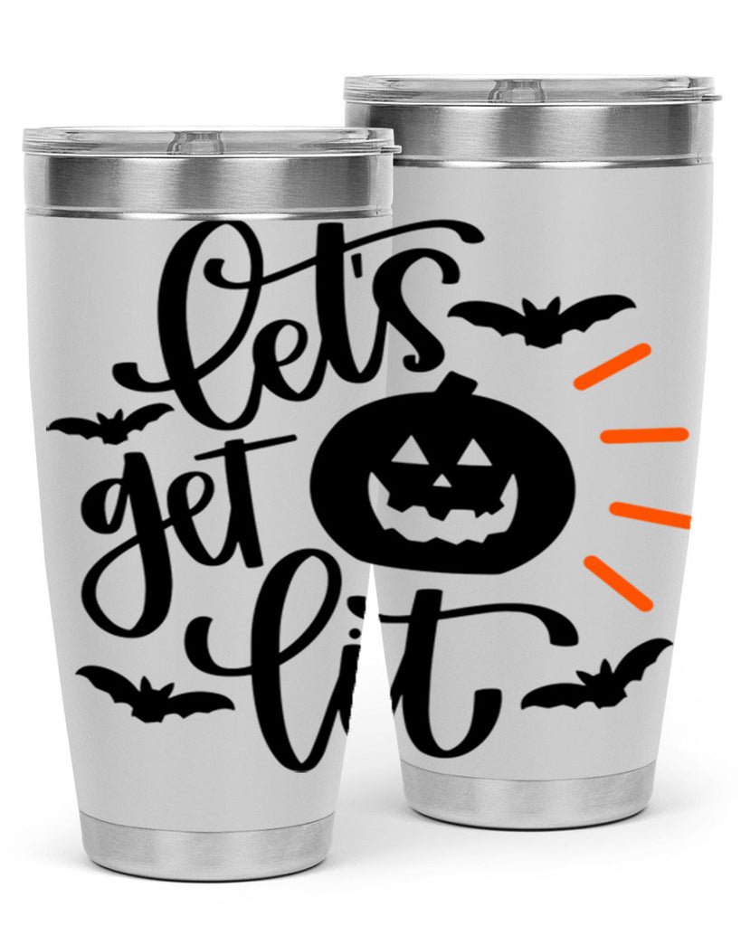 lets get lit 48#- halloween- Tumbler