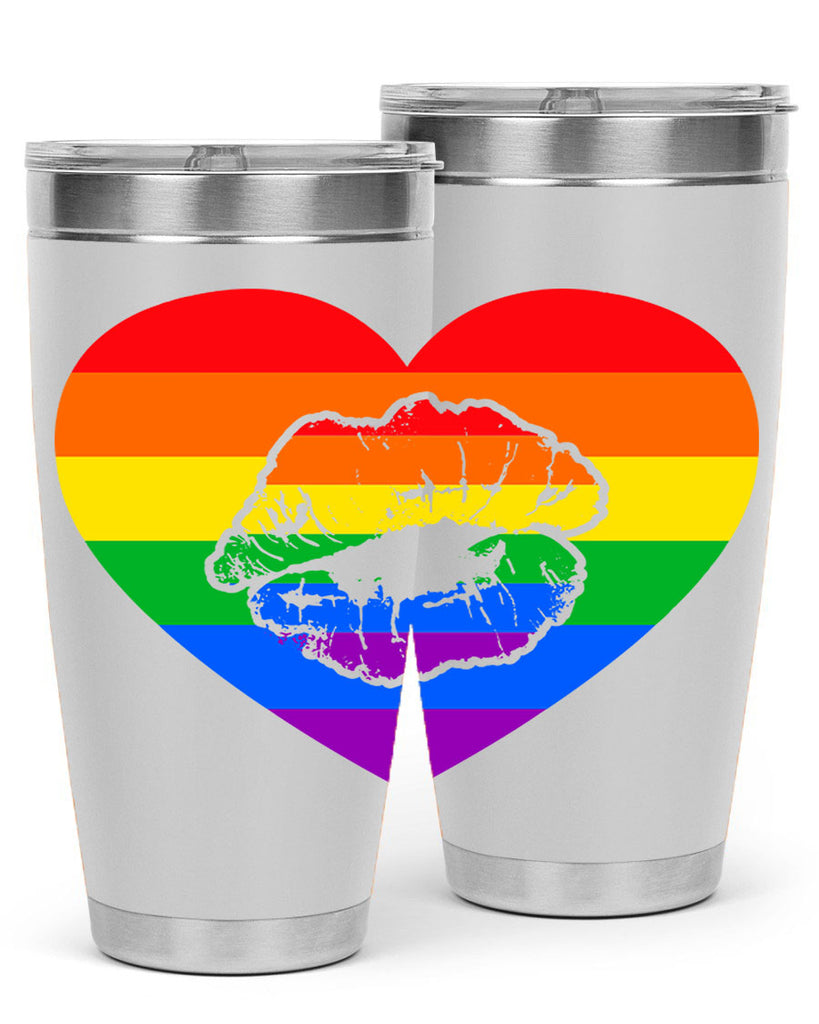 lgbt rainbow cool lip lgbt 96#- lgbt- Tumbler