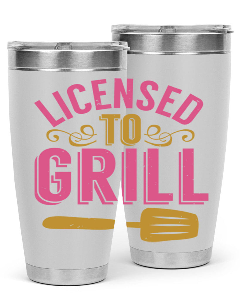 licensed to grill 24#- bbq- Tumbler