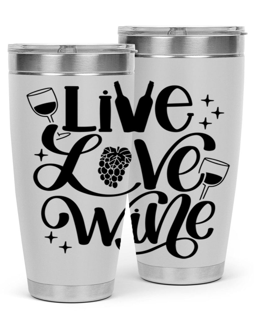 live love wine 43#- wine- Tumbler