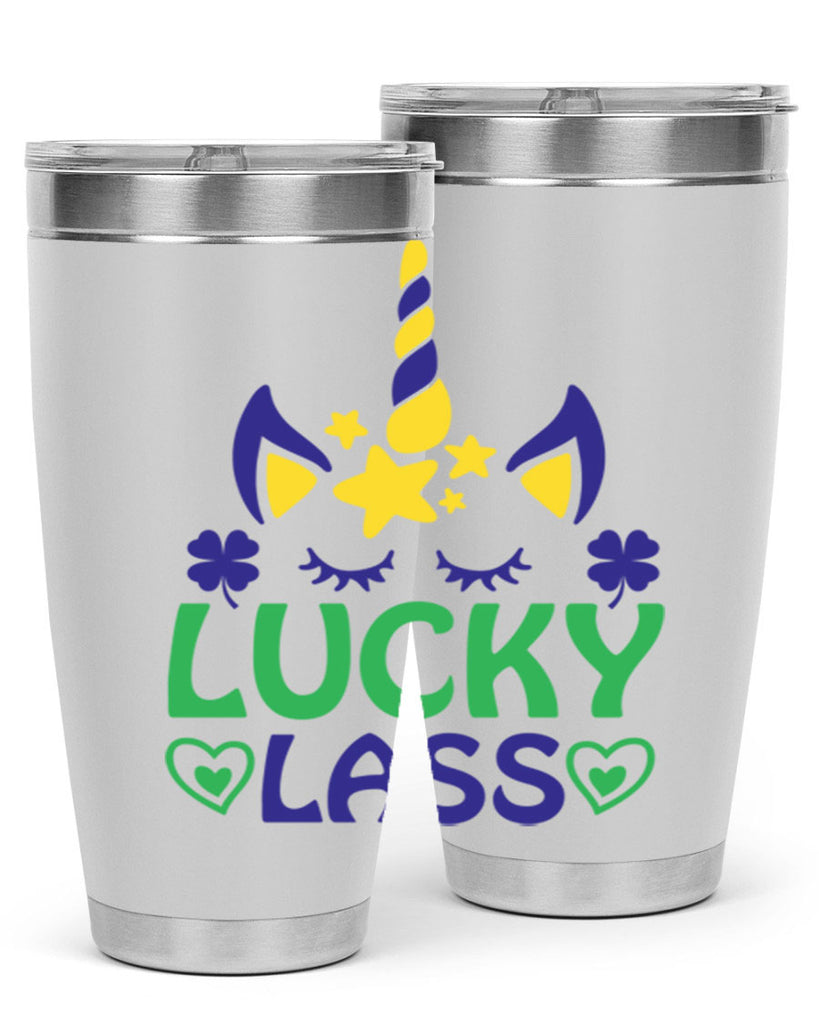 lucy lass 11#- mardi gras- Tumbler