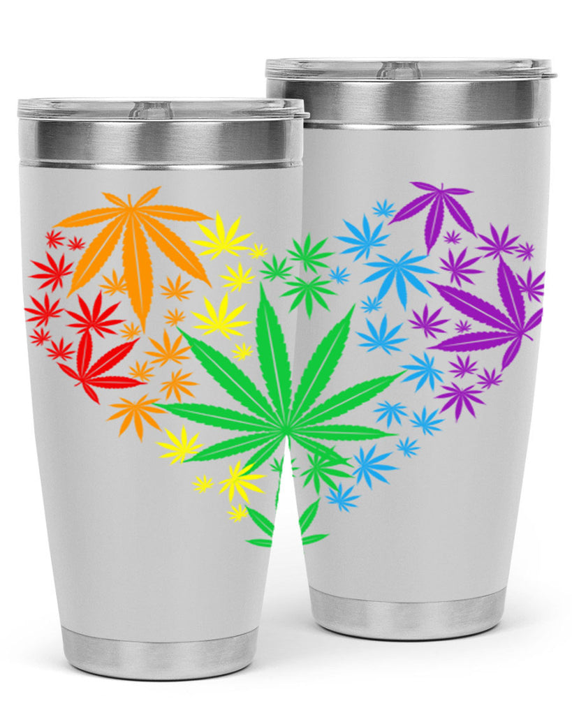 marijuana heart 200#- marijuana- Tumbler