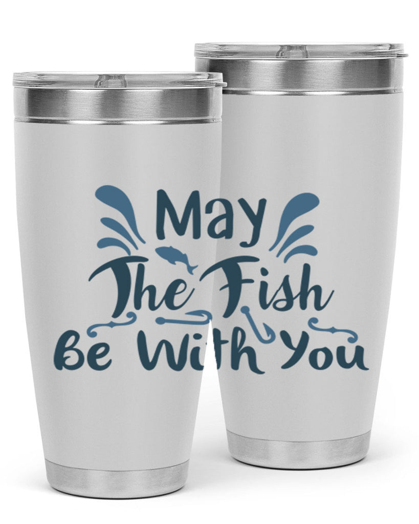 may the fish 54#- fishing- Tumbler