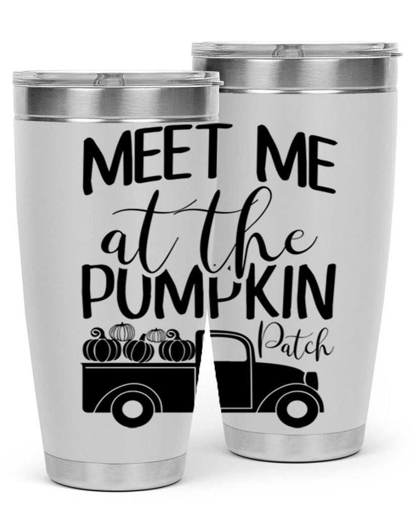meet me at the pumpkin patch 424#- fall- Tumbler