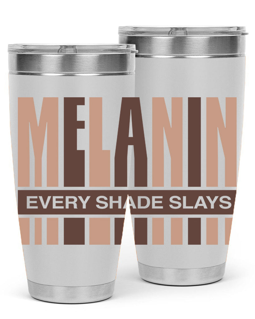 melanin every shade slays 90#- black words phrases- Cotton Tank