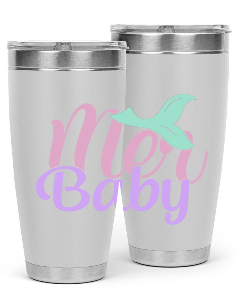 mer baby 3#- mermaid- Tumbler